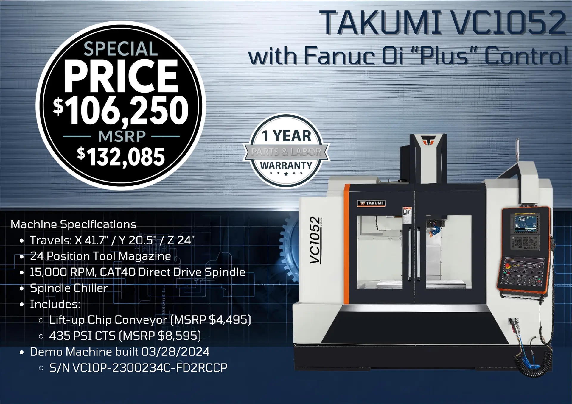 Specials | Zenith Machine Tools, LLC